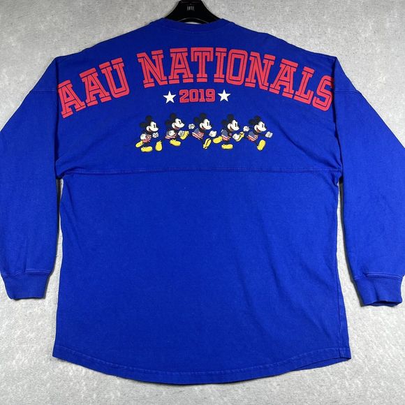 Disney Parks AAU Volleyball Nationals 2019 Spirit Jersey Shirt Blue Adult Small - Picture 3 of 11